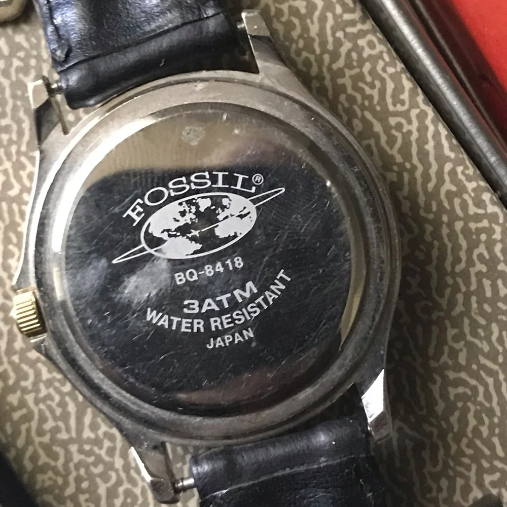 1992 RARE FOSSIL CHRONOGRAPH WATCH BQ-8418